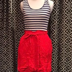 Size small red, white and blue dress